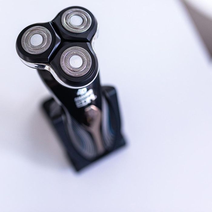 Edm Afeitadora Eléctrica Recargable 4d 3w Inalámbrica con Cuchillas Auto-afiladas y Cabezal Flotante, Lavable 4