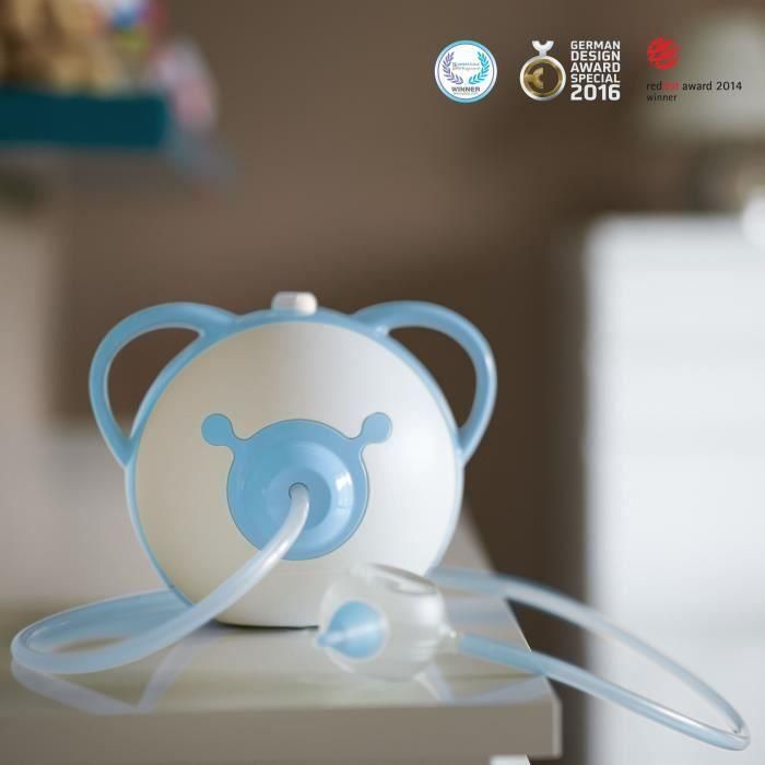Nosiboo Aspirador Nasal Eléctrico Pro para Bebés y Niños con Succión Ajustable, Sin Dolor, Desde el Nacimiento, Cabeza Colibri, Azul 1 Nosiboo Aspirador Nasal Eléctrico Pro para Bebés y Niños con Succión Ajustable, Sin Dolor, Desde el Nacimiento, Cabeza Colibri, Azul 1