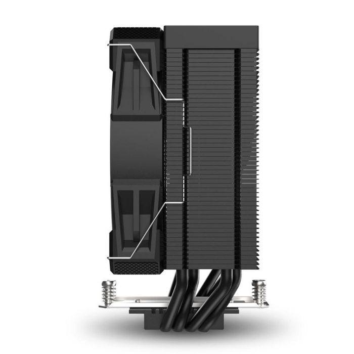 SHARKOON A40 RGB Refrigerador de aire CPU 12 cm RGB 4 tubos de calor TDP 220W Negro 6