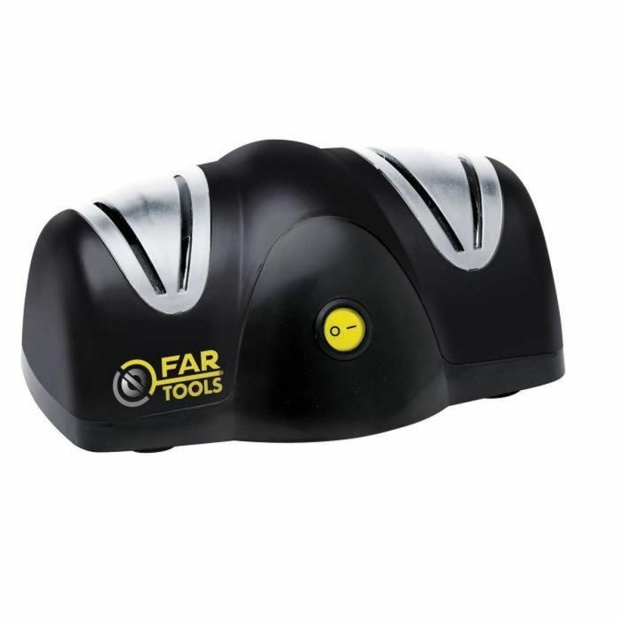 Fartools Sacapuntas Universal 20W para Cuchillos y Tijeras con 2 Niveles de Acabado Profesional