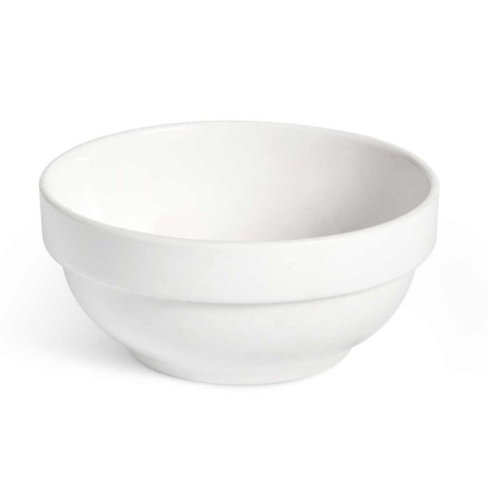 Vessia Set 6 Cuencos Porcelana Blanca Aperitivo 30x20 cm 1