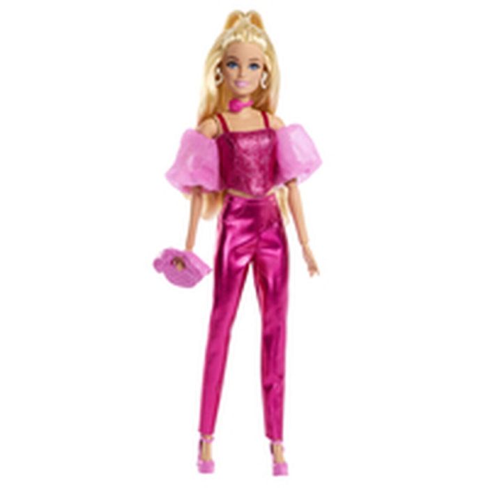 Barbie JFP40 Muñeca de lujo Traje rosa metalizado y cabello rubio 2 Barbie JFP40 Muñeca de lujo Traje rosa metalizado y cabello rubio 2
