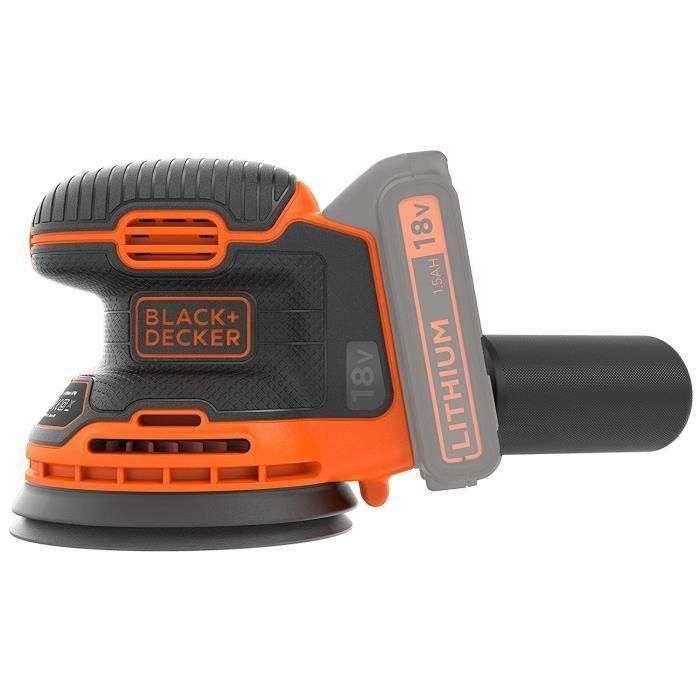 BLACK & DECKER BDCROS18N Lijadora de órbita aleatoria - 18 V 1 BLACK & DECKER BDCROS18N Lijadora de órbita aleatoria - 18 V 1