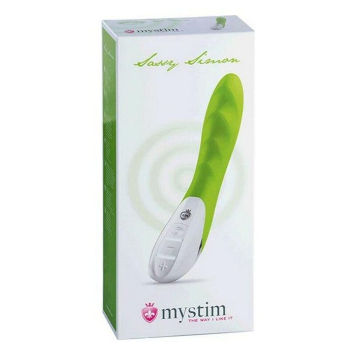 Vibrador Ondulado Verde Mystim Sassy Simon Lima 1