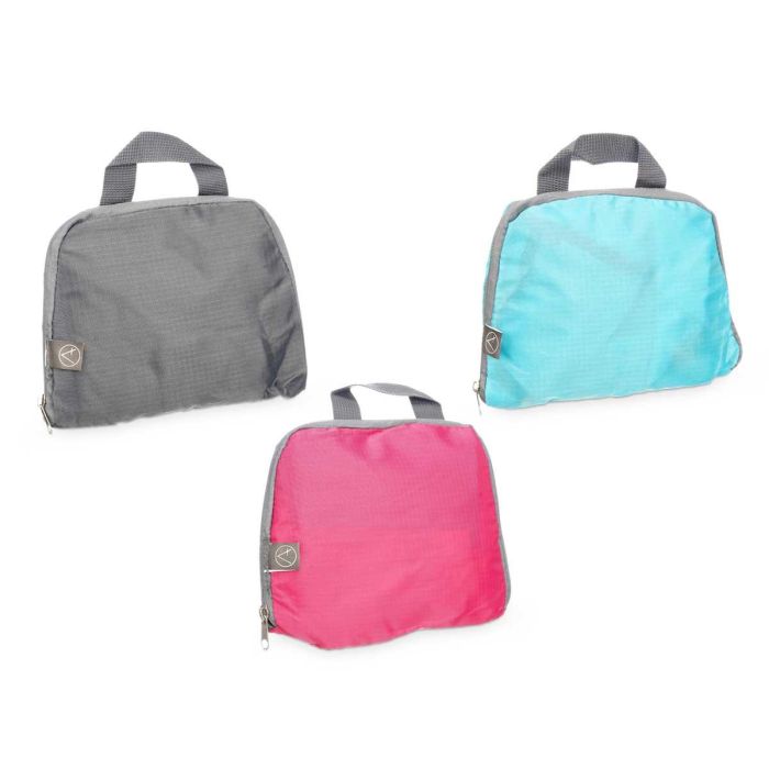 Mochila Plegable Ligera Arte Regal - 20x5x22 cm - Azul, Gris, Rosa (12 Unidades) 1 Mochila Plegable Ligera Arte Regal - 20x5x22 cm - Azul, Gris, Rosa (12 Unidades) 1