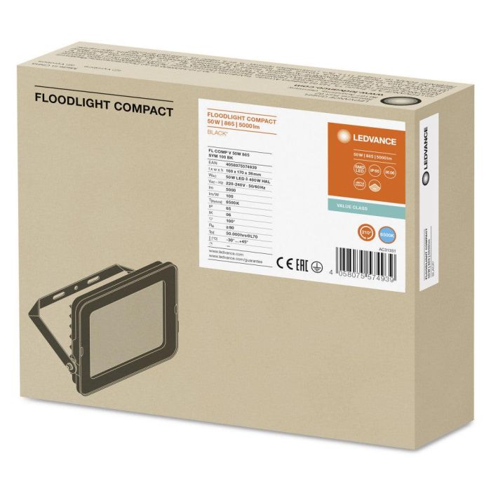 [LVE-4058075574939] Foco Proyector LED Ledvance 50W 5000Lm 6500K 100 x 100º IP65 1