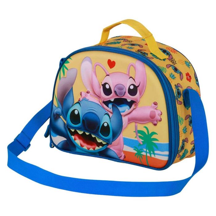 Disney Lilo y Stitch Bolsa Portamerienda 3D Ocean Forro Isotérmico para Alimentos con Bandolera y Asa para Carrito 5L Azul Disney Lilo y Stitch Bolsa Portamerienda 3D Ocean Forro Isotérmico para Alimentos con Bandolera y Asa para Carrito 5L Azul