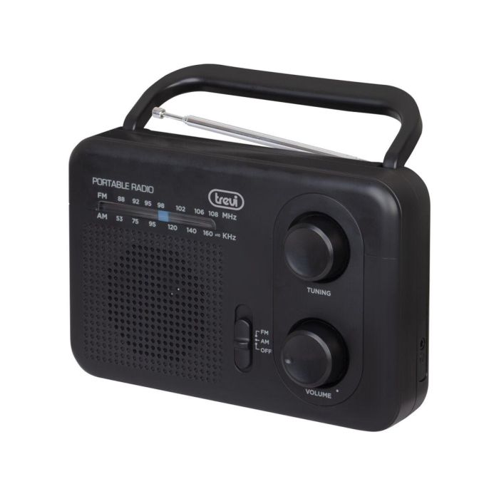 Trevi 0RA7F6400 radio Portátil Analógica Negro Trevi 0RA7F6400 radio Portátil Analógica Negro