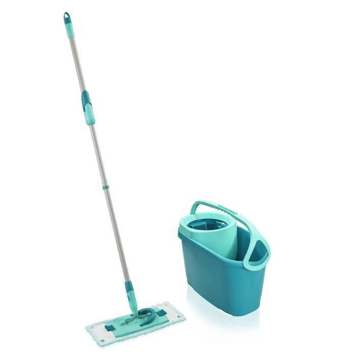 LEIFHEIT Clean Twist M Ergo 52120 Set de limpieza para suelos - Fregona con funda de 33 cm y cubo con centrifugado giratorio sencillo LEIFHEIT Clean Twist M Ergo 52120 Set de limpieza para suelos - Fregona con funda de 33 cm y cubo con centrifugado giratorio sencillo