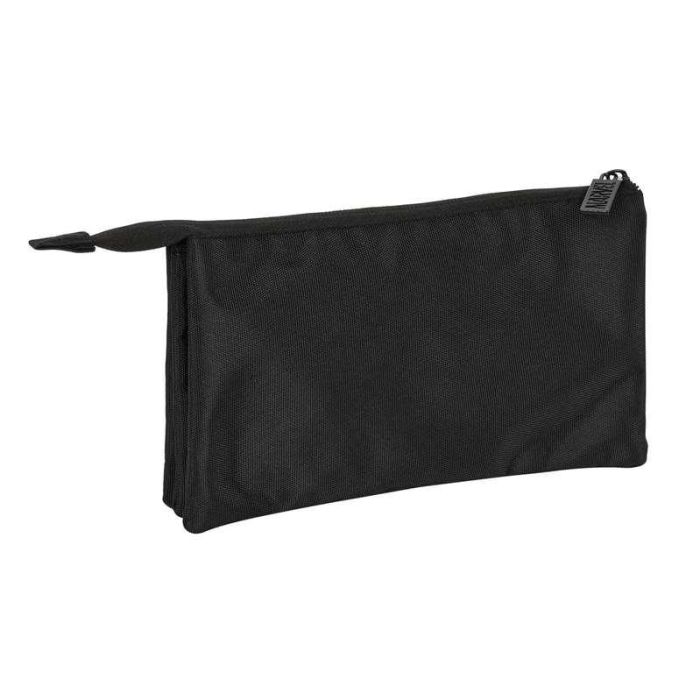 Portatodo Triple Marvel Negro (22 x 12 x 3 cm) 6 Portatodo Triple Marvel Negro (22 x 12 x 3 cm) 6