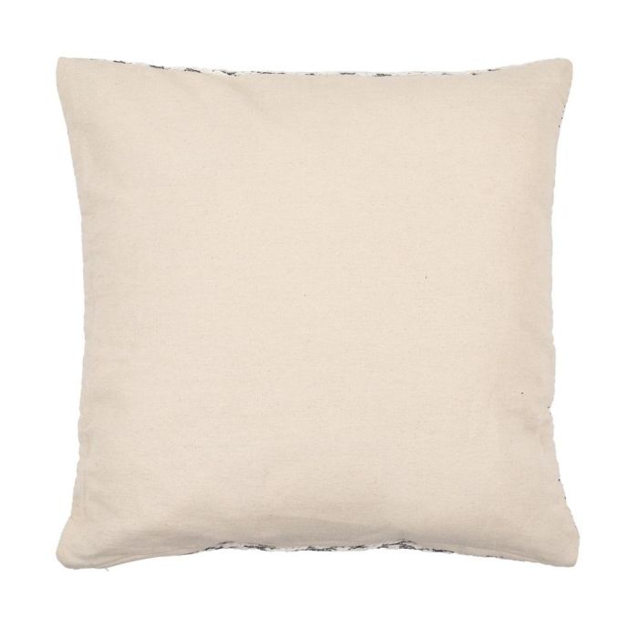 Cojín Blanco-Gris Algodón Decoración 45 X 45 cm
