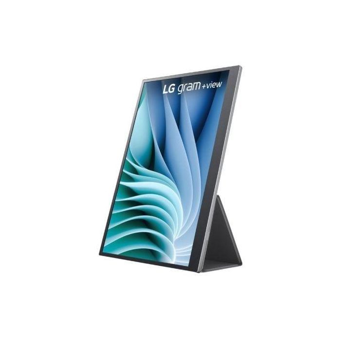 LG 16MR70 Monitor Portátil 16" WQXGA IPS DCI-P3 99% para portátil/móvil USB-C, 670g, Giro automático Negro/Plata 4 LG 16MR70 Monitor Portátil 16" WQXGA IPS DCI-P3 99% para portátil/móvil USB-C, 670g, Giro automático Negro/Plata 4