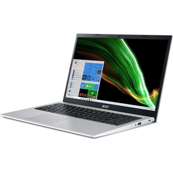 PC portátil - ACER - Aspire A315-58-39Q6 - 15.6'' FHD - Intel Core i3-1115G4 - 8GB RAM - 256 GB de almacenamiento SSD - Windows 11 2