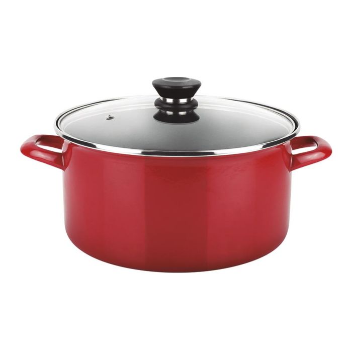 Fagor Olla Optimax Acero AISI 430 Ø26x14 cm, Antiadherente Xylan Plus, Rojo 1 Fagor Olla Optimax Acero AISI 430 Ø26x14 cm, Antiadherente Xylan Plus, Rojo 1