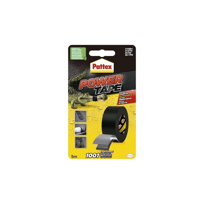 Cinta Adhesiva Pattex Power Tape 50 Mm X 5 M. Negro