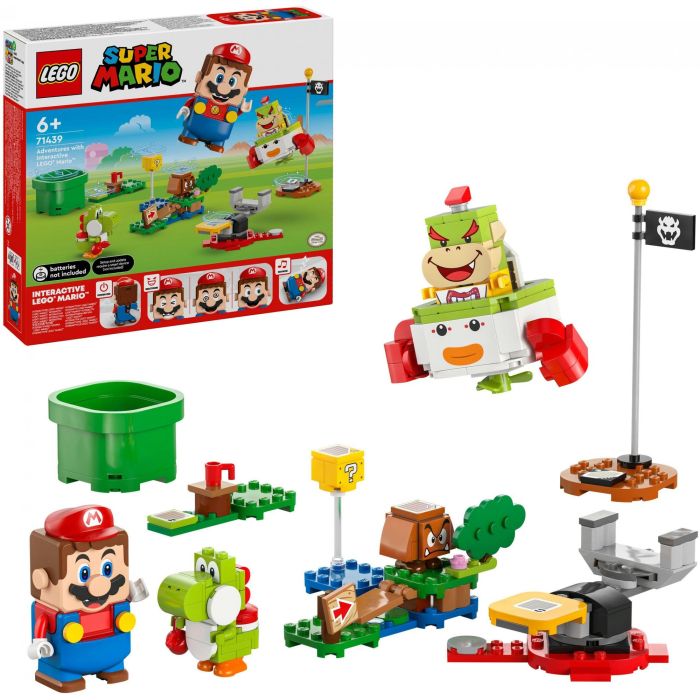 Lego Super Mario Juego de Construcción Aventuras Interactivas - Playset para Niños +6 Años con Funciones Interactivas (LR03) 2