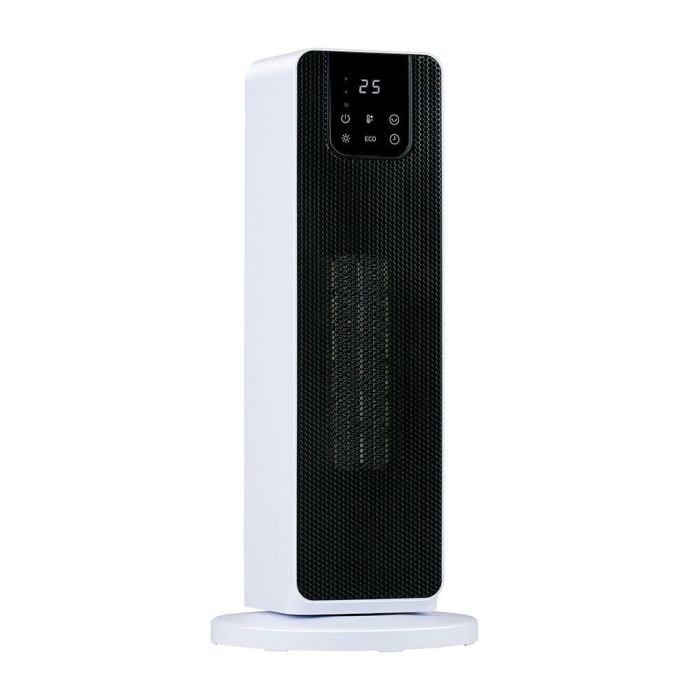 Calefactor de torre 800/2000 W, blanco, 21 x 21 x 46 cm 1