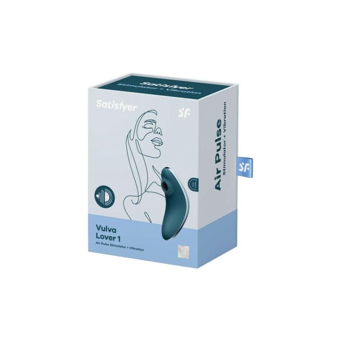 Satisfyer Vulva Lover 1 Vibrador y Estimulador de Aire Azul 4