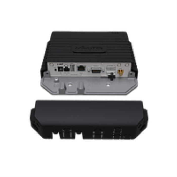 Mikrotik LtAP LTE6 kit Punto de Acceso Router Wi-Fi Móvil 4G LTE 300 Mbps con Puerto USB PoE y Protección IP54 Negro