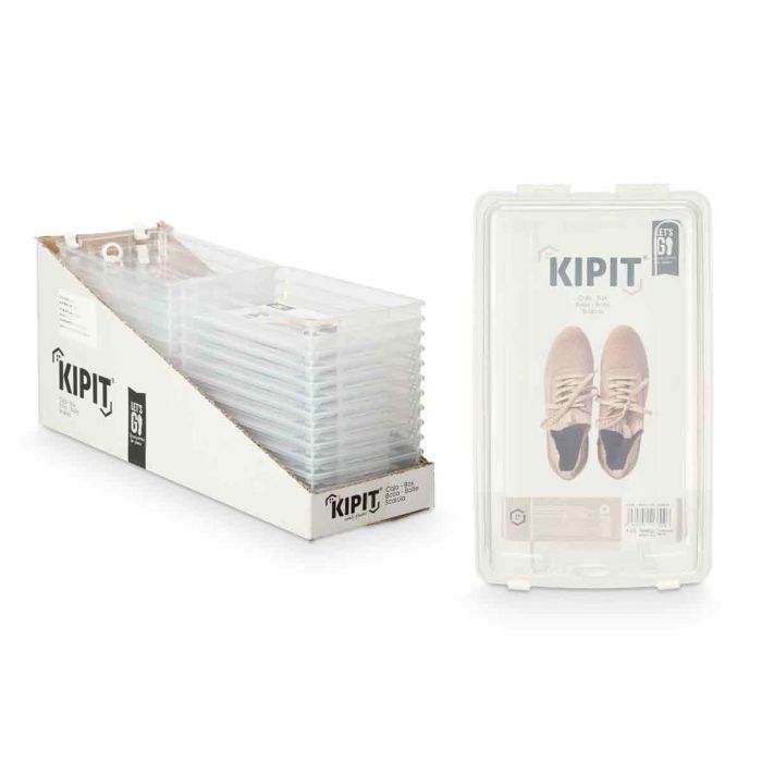 Caja Organizador Zapatos Señora Surt Kipit 19X10CM (12 Unidades) 2 Caja Organizador Zapatos Señora Surt Kipit 19X10CM (12 Unidades) 2