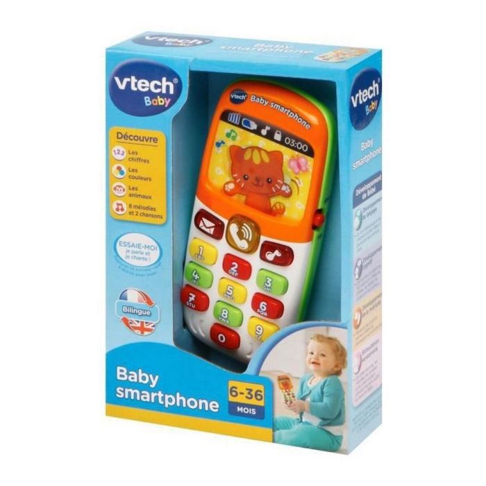 Teléfono de Juguete Vtech Baby Baby Bilingual Smartphone (FR) 3 Teléfono de Juguete Vtech Baby Baby Bilingual Smartphone (FR) 3