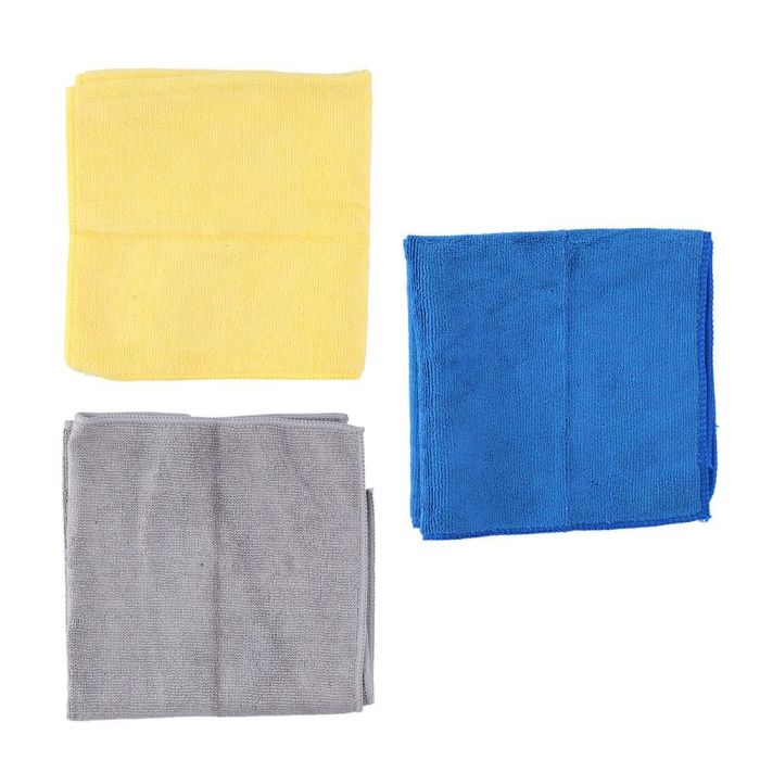 Paño de microfibra para limpieza de coche 35 x 35 cm, set 3 unidades 0 Paño de microfibra para limpieza de coche 35 x 35 cm, set 3 unidades 0