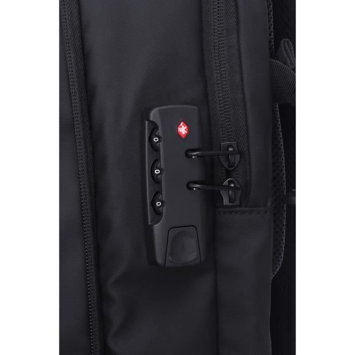 Bolsa de viaje de compresión al vacío - Bomba externa de batería de litio - Multibolsillos - Impermeable - 40 L - Antirrobo 4