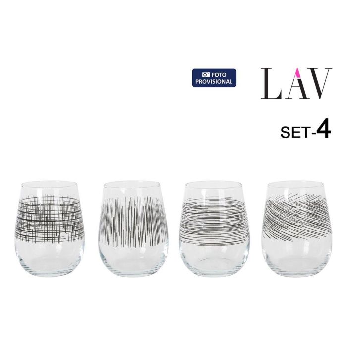 Set de Vasos LAV GAIA 4 Piezas (6 Unidades) 1 Set de Vasos LAV GAIA 4 Piezas (6 Unidades) 1