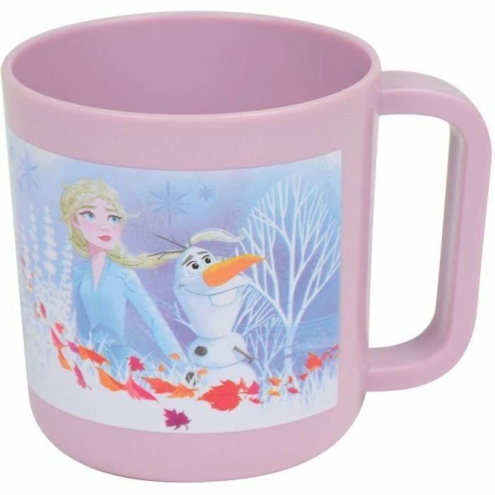 Fun House Set de Vajilla Disney Frozen 006379 Plato Hondo, Plato Llano, Taza, Botella y Vaso con Pajita 2