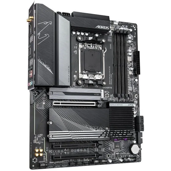 Gigabyte AM5 B650 AORUS ELITE AX V2 Placa base DDR5 para AMD Ryzen, con WiFi 6E y LAN 2.5GbE 1