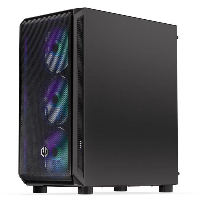 ENDORFY Arx 500 ARGB TG Black PC Gaming ATX micro ATX ITX - Caja de Ordenador con Vidrio Templado y Ventiladores ARGB 6