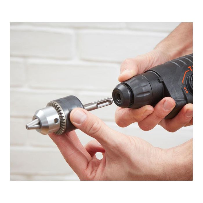 Black+Decker Martillo SDS-Plus BEHS01K-QS 650W 3 Modos Portabrocas SDS Plus, Velocidad Variable, Incluye Maletín y Accesorios 3