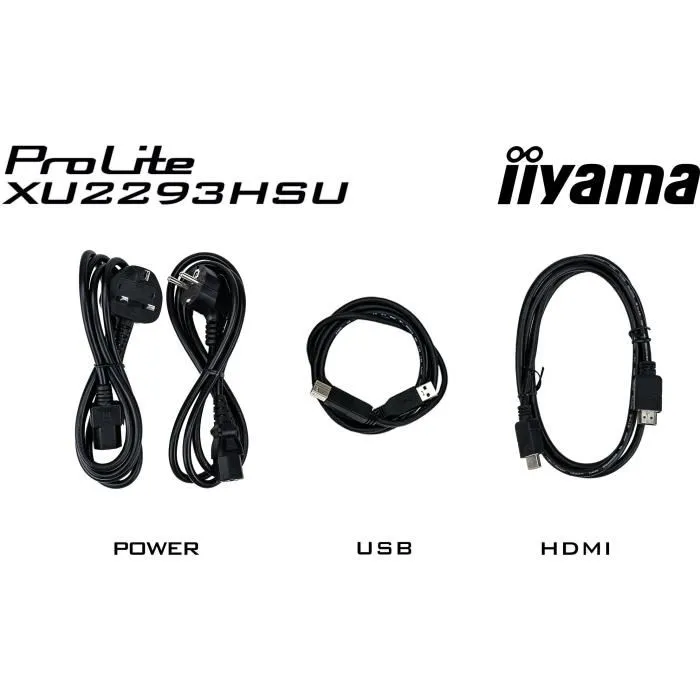 Iiyama Monitor XU2293HSU-B7 21.5" FHD IPS 100Hz 1ms HDMI/DP HUB USB Altavoces Negro 4 Iiyama Monitor XU2293HSU-B7 21.5" FHD IPS 100Hz 1ms HDMI/DP HUB USB Altavoces Negro 4