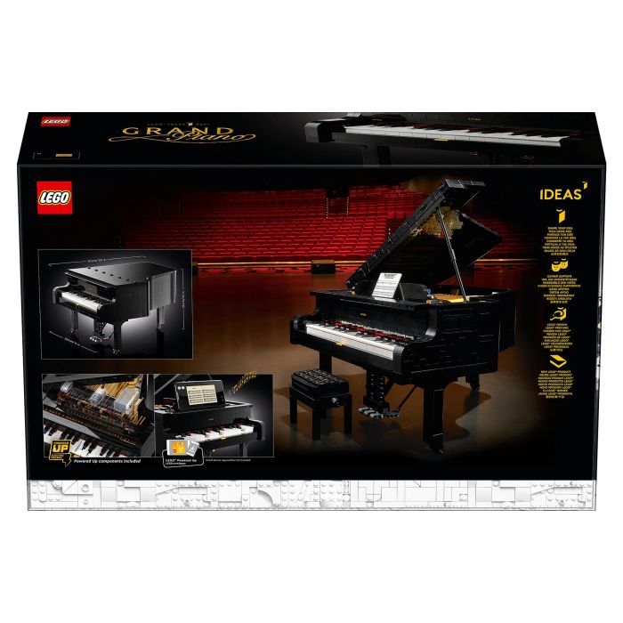 LEGO Ideas 21323 Piano de Cola, Kit de Construcción para Adultos (3662 Piezas)
