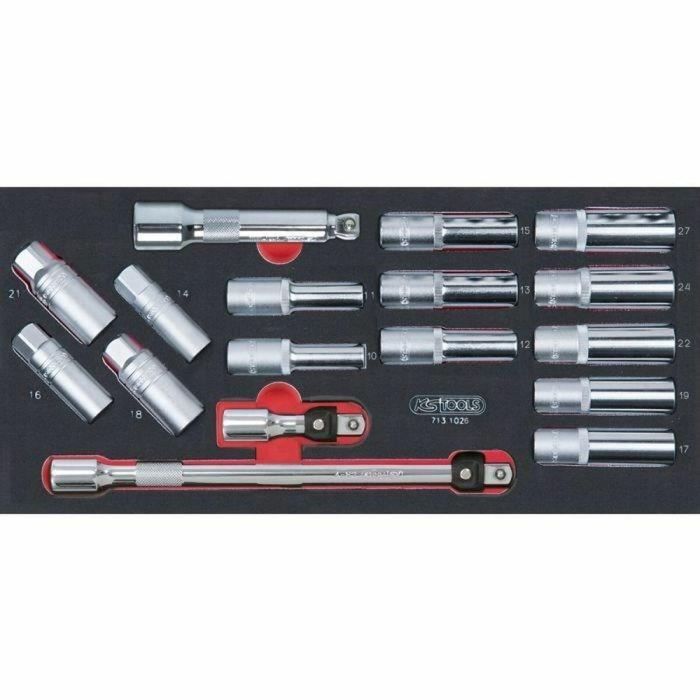 Ks Tools 714.0158 Módulo Herramientas para Carro, 158 Piezas, 3 Cajones 3 Ks Tools 714.0158 Módulo Herramientas para Carro, 158 Piezas, 3 Cajones 3
