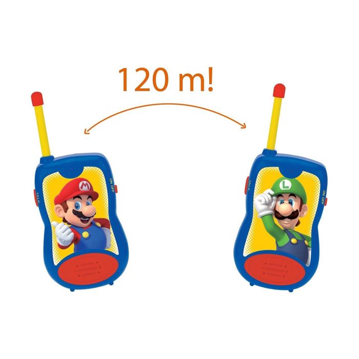 Lexibook Tw12Ni Walkie Talkies Super Mario 120 Metros Alcance con Pinza para Cinturón y Niños +3 Años 1 Lexibook Tw12Ni Walkie Talkies Super Mario 120 Metros Alcance con Pinza para Cinturón y Niños +3 Años 1