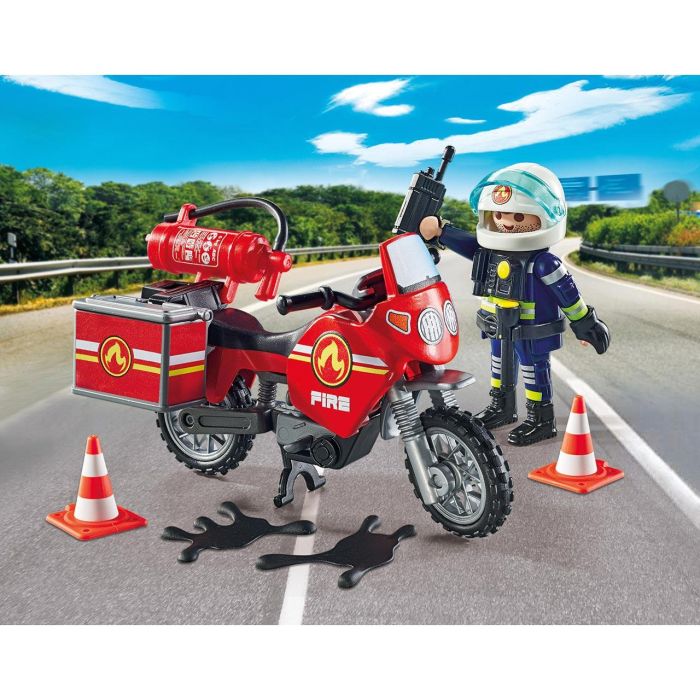 Playmobil Moto de Bomberos Action Heroes 71466 3 Playmobil Moto de Bomberos Action Heroes 71466 3