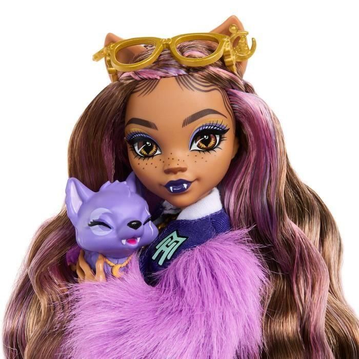 Muñeca monster high clawdeen wolf con su gatita mascota crescent y accesorios. 1 Muñeca monster high clawdeen wolf con su gatita mascota crescent y accesorios. 1