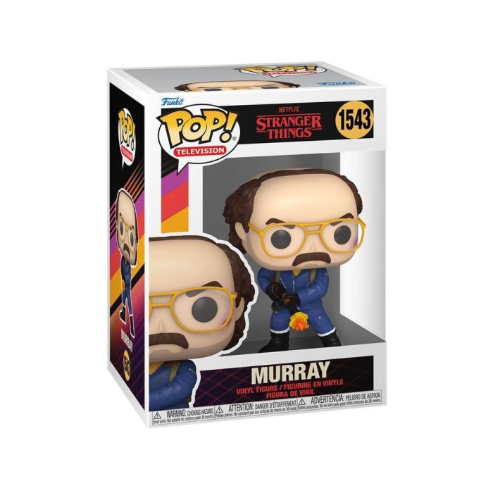 Funko Pop Tv: Stranger Things S4 - Murray con lanzallamas Figura de vinilo 9.8 cm