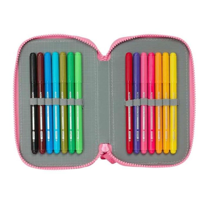 Plumier Escolar Safta Doble Pequeño 28 Piezas Reciclado Moos Floresistente 195x125x40 mm 7 Plumier Escolar Safta Doble Pequeño 28 Piezas Reciclado Moos Floresistente 195x125x40 mm 7