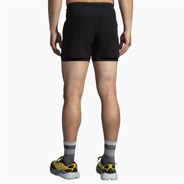 Pantalones Cortos Deportivos para Hombre Brooks High Point 5" 2-in-1 Negro 45 1 Pantalones Cortos Deportivos para Hombre Brooks High Point 5" 2-in-1 Negro 45 1