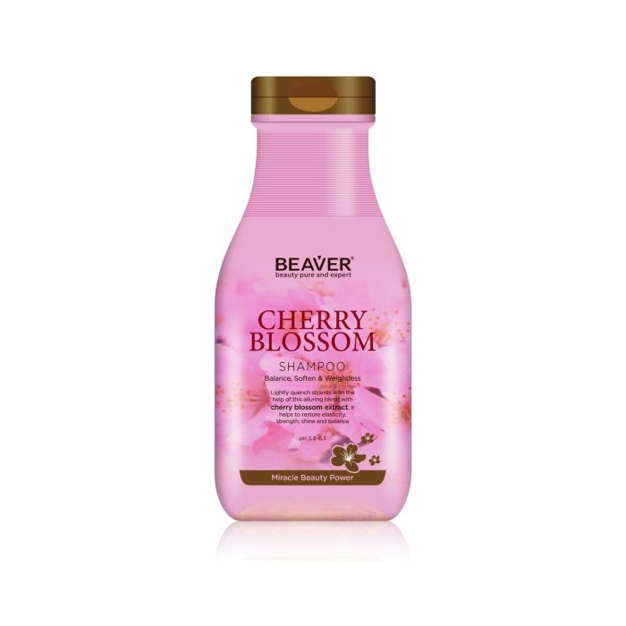 Beaver Champú seborregulador Cherry Blossom para cabello equilibrado, energizante capilar 350 ml 3 Beaver Champú seborregulador Cherry Blossom para cabello equilibrado, energizante capilar 350 ml 3