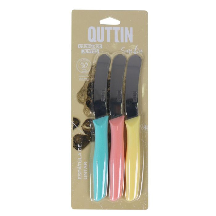 Set de 3 cucharas de untar Samba 20 cm - Quttin (12 Cajas) 1 Set de 3 cucharas de untar Samba 20 cm - Quttin (12 Cajas) 1