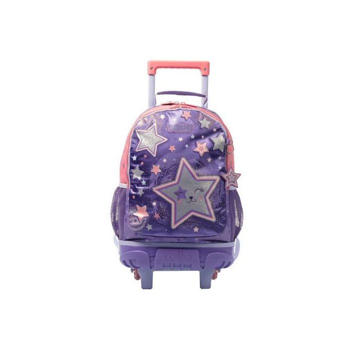 Totto Mochila Morral Rue Bumper Star Cat M con Ruedas, Estampado Satén, MJ03STC005-2410-4Q8M 0 Totto Mochila Morral Rue Bumper Star Cat M con Ruedas, Estampado Satén, MJ03STC005-2410-4Q8M 0