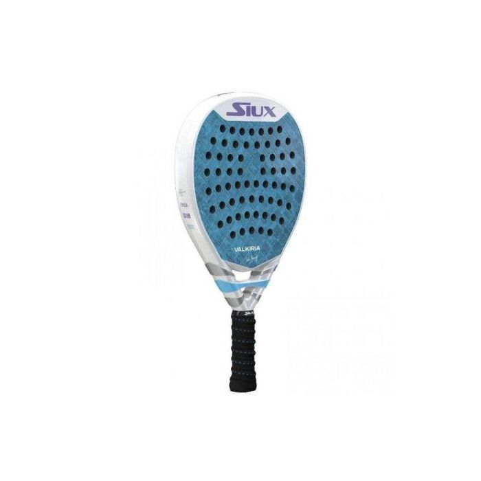 Siux Valkiria Pro 2025 Pala de Padel Sofia Araujo Blanco y Azul Polivalente Mujer 24K