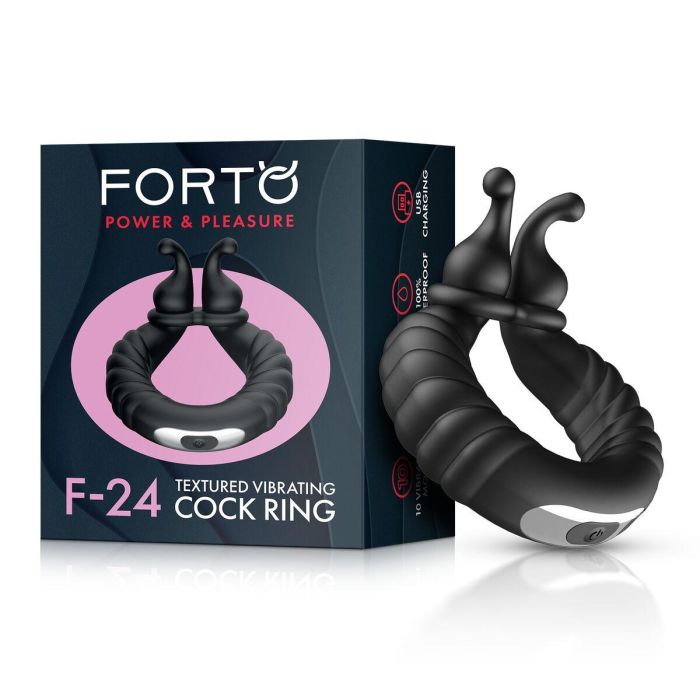 Anillo para el Pene Forto Negro (Talla única) 2