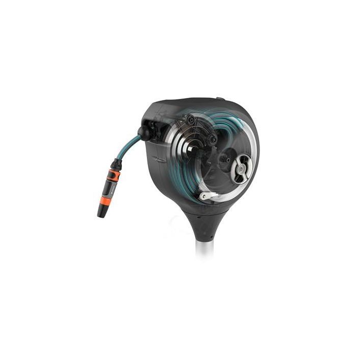 Gardena Enrollador de Manguera Automático RollUp S 15 m 11 mm Rebobinado Auto. Anti-Torsión Borde Blanco 5