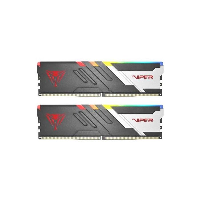 Patriot PVVR564G520C40K Viper Venom RGB, 64GB (2x32GB) DDR5 5200MHz, Latencia CL40, Intel XMP