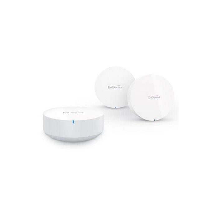 SISTEMA MESH WiFi ENGENIUS EMR3000-KIT - 3 UNIDADES - AC1200 - 400M2 - DUAL BAND SIMULTANEA - 2.4/5GHZ - USB - GESTIÓN APP/ACCESO WEB SISTEMA MESH WiFi ENGENIUS EMR3000-KIT - 3 UNIDADES - AC1200 - 400M2 - DUAL BAND SIMULTANEA - 2.4/5GHZ - USB - GESTIÓN APP/ACCESO WEB