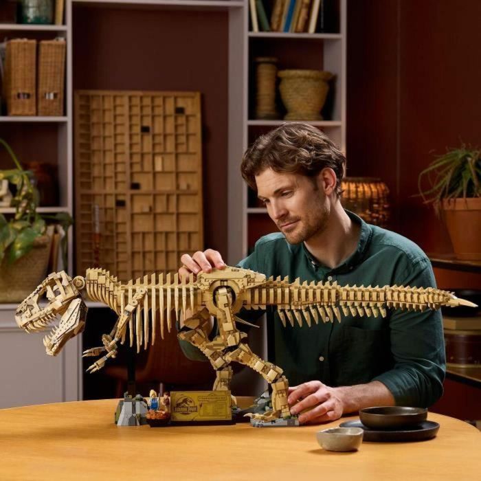 LEGO 76968 Jurassic World Fósiles de Dinosaurio: Tiranosaurio Rex Set de Construcción para Adultos 4